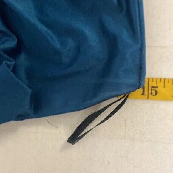 Gunne Sax Jessica McClintock Strapless Blue Dress Ruffle Front Size 5 - Picture 8 of 8